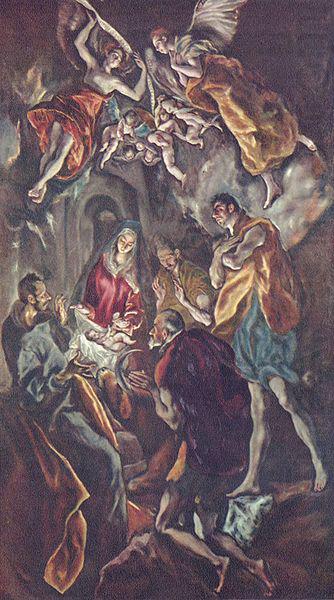 El Greco Anbetung der Hirten china oil painting image